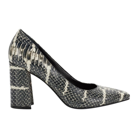 Marc Fisher Razili Snake Embossed Leather Pump 7.5 - Picture 11 of 16